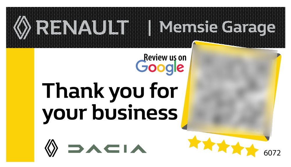 Memsie Garage's branded Thank You Enjoy pack label